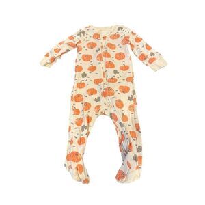Little Planet Carter's Organic Cotton Pajamas - Footie -fall Pumpkins - Sleeper